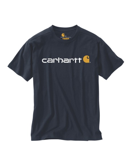 Carhartt Relaxed Fit Heavyweight Short-Sleeve Logo Graphic T-Shirt