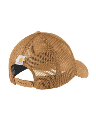 Carhartt Mesh-Back Logo Graphic Cap Brown/Oiled Walnut