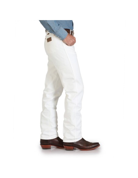Wrangler 13MWZ Cowboy Cut Original Fit Jeans White - Ruegruet Shop