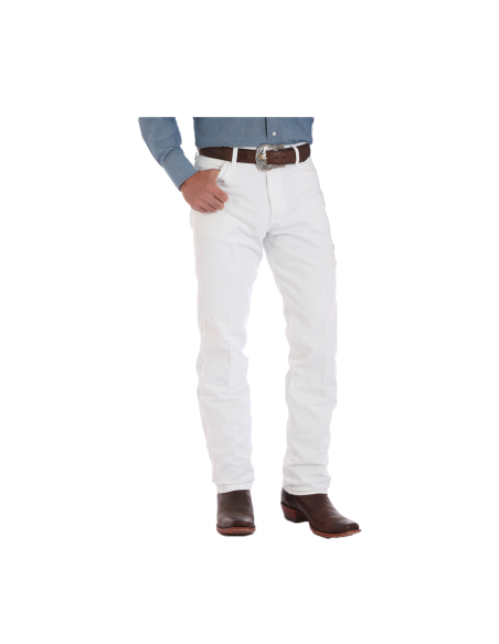 Wrangler 13MWZ Cowboy Cut Original Fit Jeans White - Ruegruet Shop
