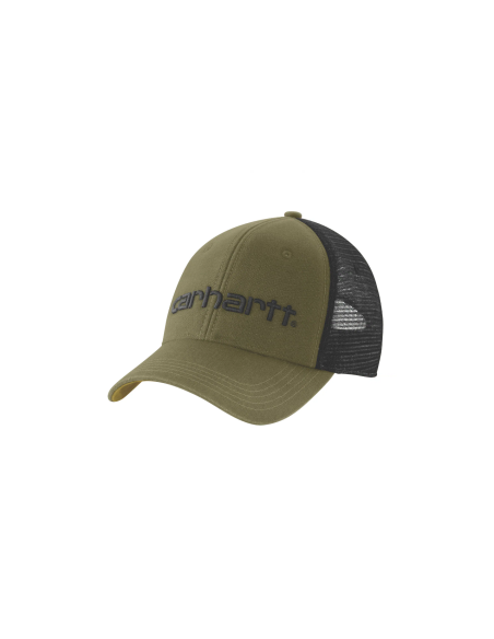 Carhartt Logo Graphic Cap - Dark Bronzed Green - Ruegruet Shop