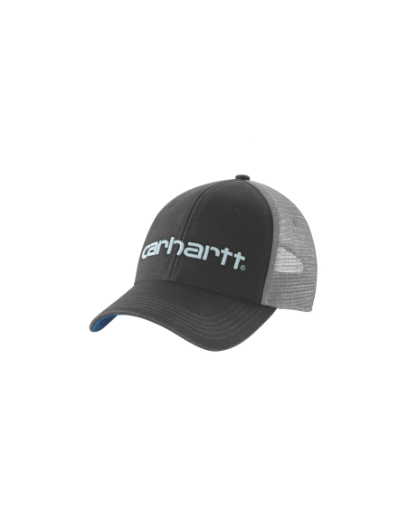 Carhartt Logo Graphic Cap - Black/Dark Horizon Blue - Ruegruet Shop