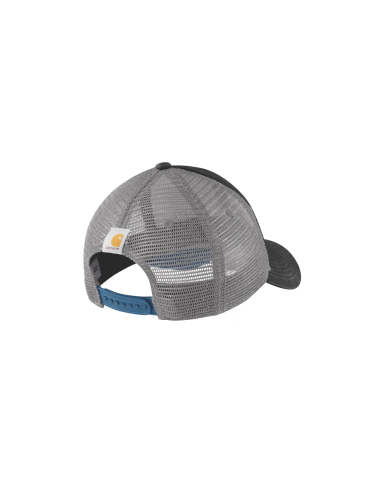 Carhartt Logo Graphic Cap - Black/Dark Horizon Blue - Ruegruet Shop
