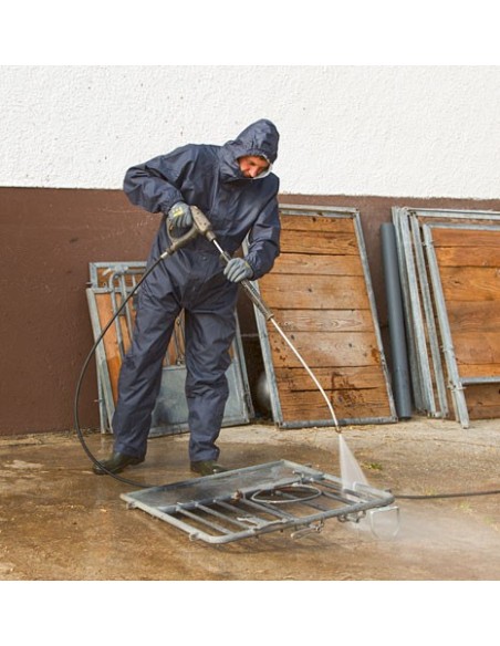 Combinaison de lavage et de nettoyage avec capuche